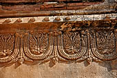 Bagan Myanmar. original stucco of the walls of Thambula Temple. 